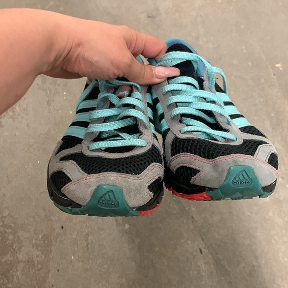 Adidas Black and Blue marathon 10 Sneakers with Supportive Sole - Picture 2 of 7